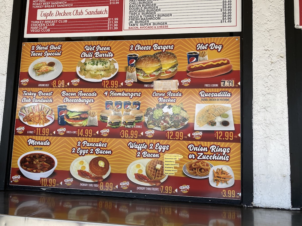 Tam's Burgers #6 Menu - Image 5