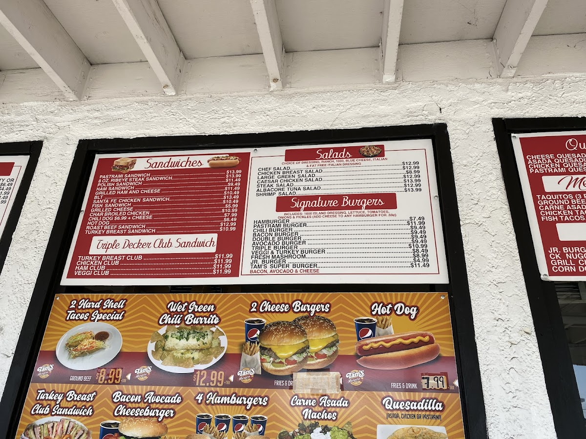 Tam's Burgers #6 Menu - Image 6